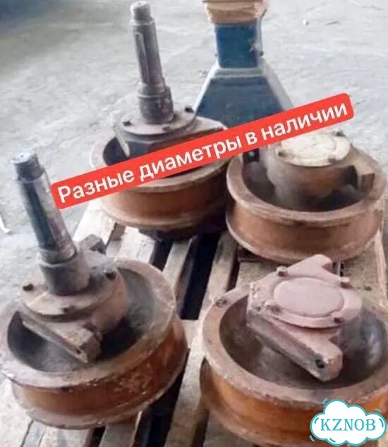 Колесо крановое двухребордное К2р для кран-балка и др.крана фото 1