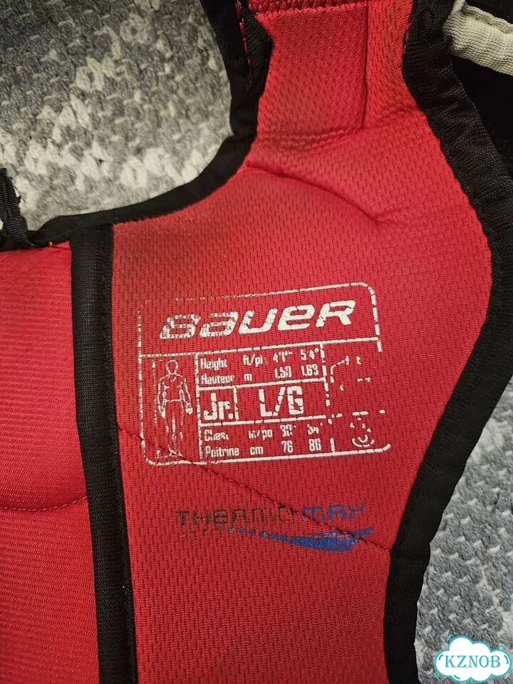 Нагрудник хоккейный bauer jr l фото 3