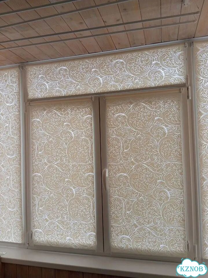 Жалюзи на терассу. Рулонные шторы с установкой фото 8