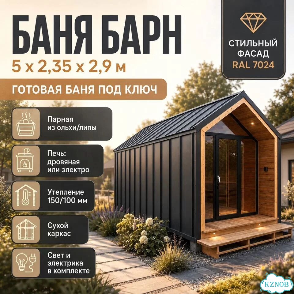 Дизайнерская баня фото 1