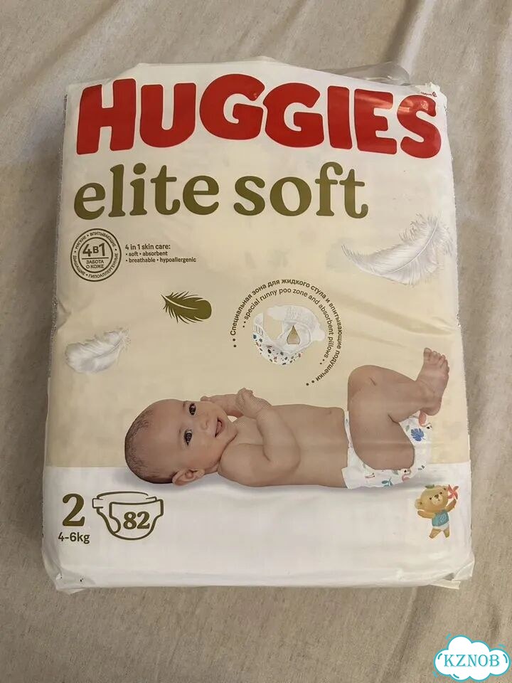 Подгузники Huggies elite soft 2 хаггис элит софт 2 фото 1