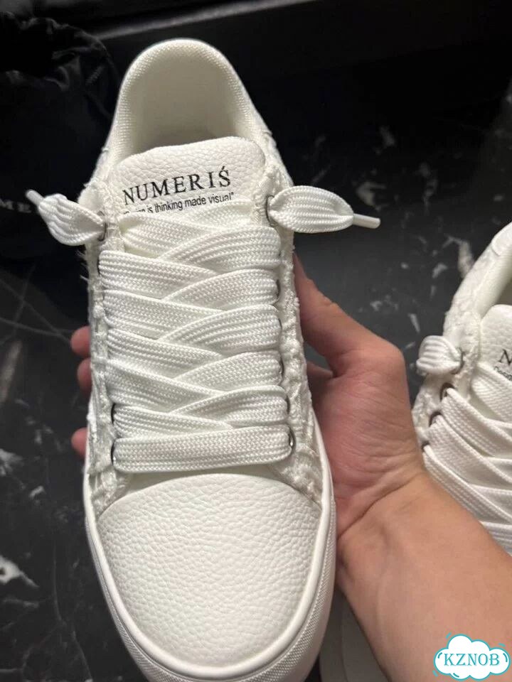 Кеды numeris белые фото 5