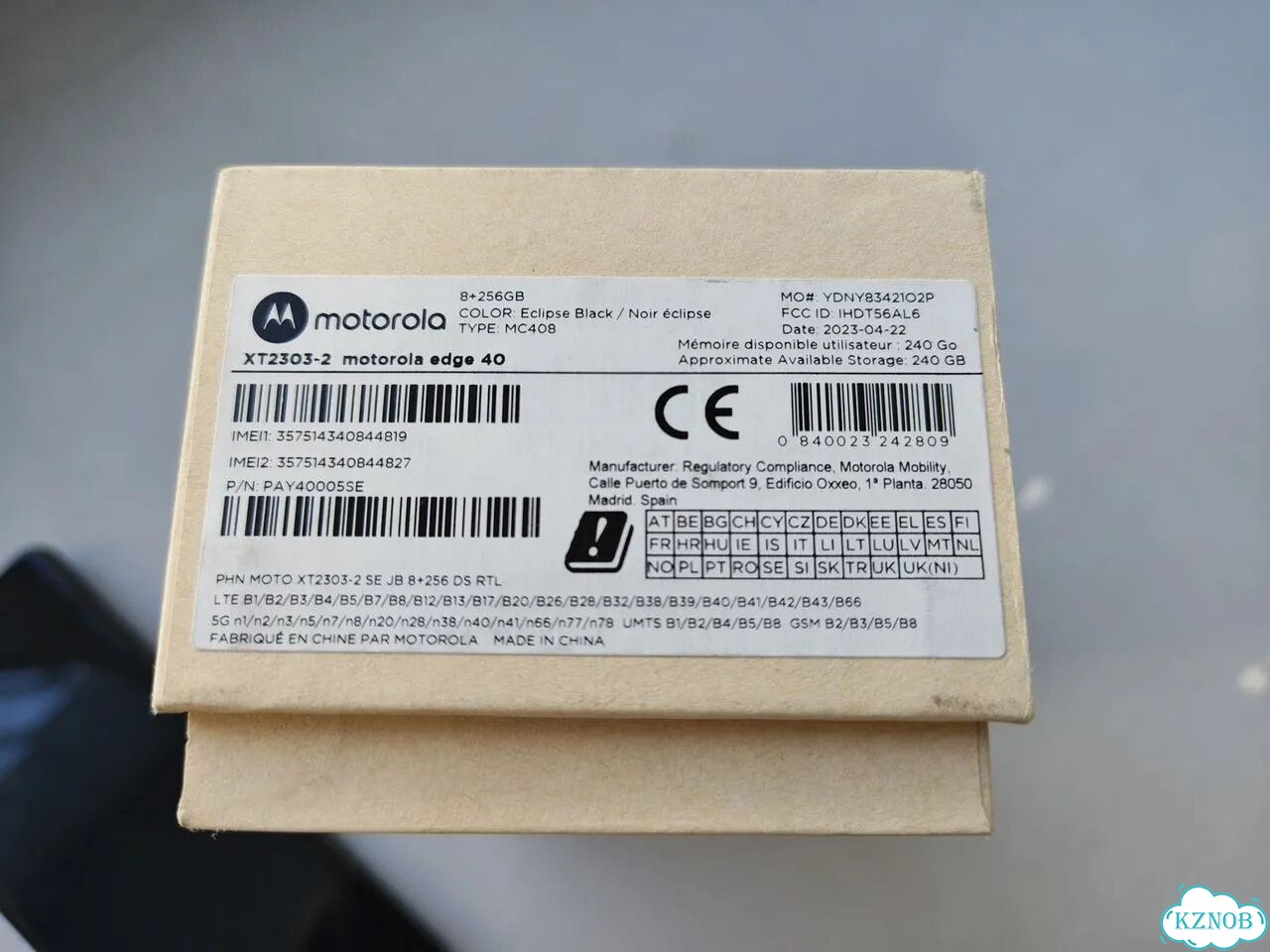 Motorola Edge 40, 8/256 ГБ, SIM + eSIM фото 4