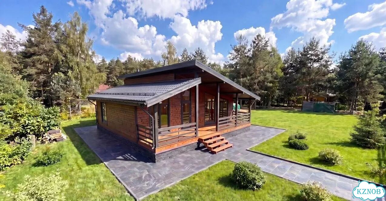 Каркасный дом 55 м2 с террасой под ключ ипотека фото 1