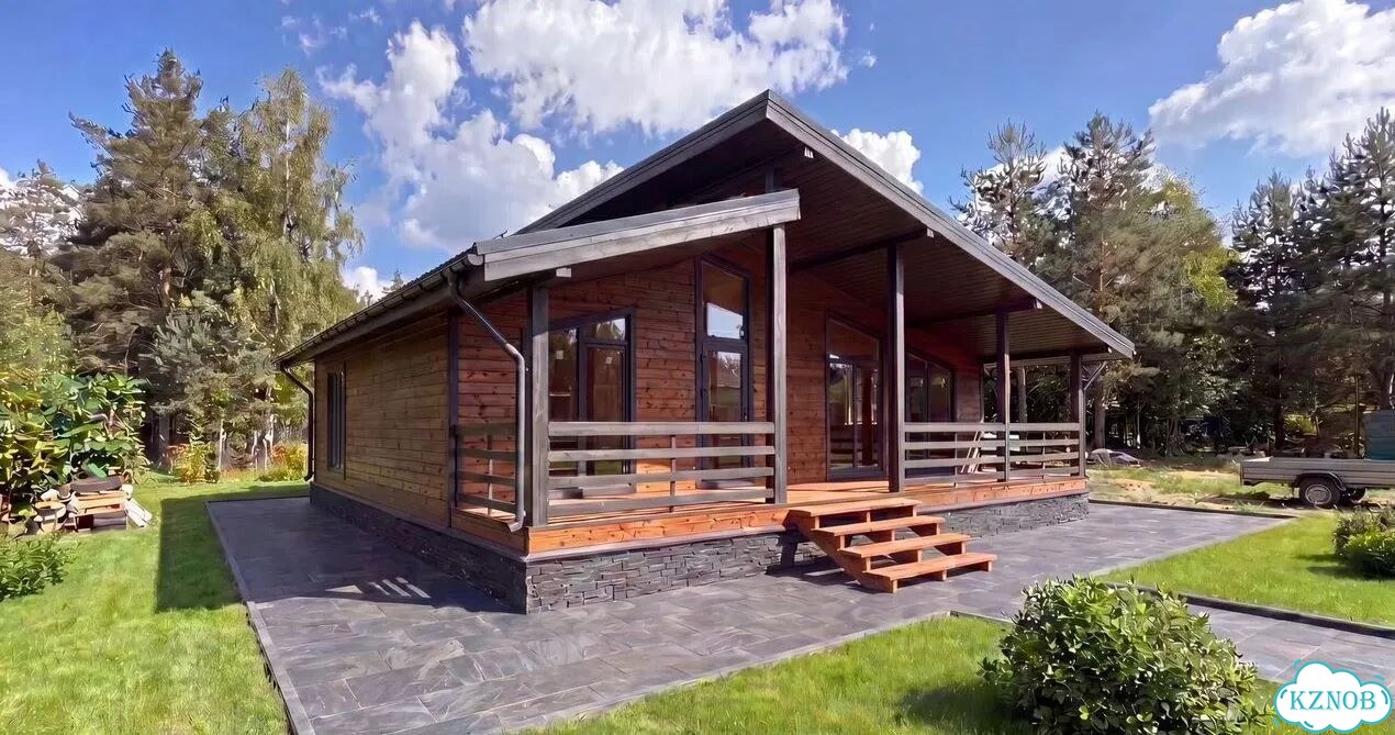 Каркасный дом 55 м2 с террасой под ключ ипотека фото 2