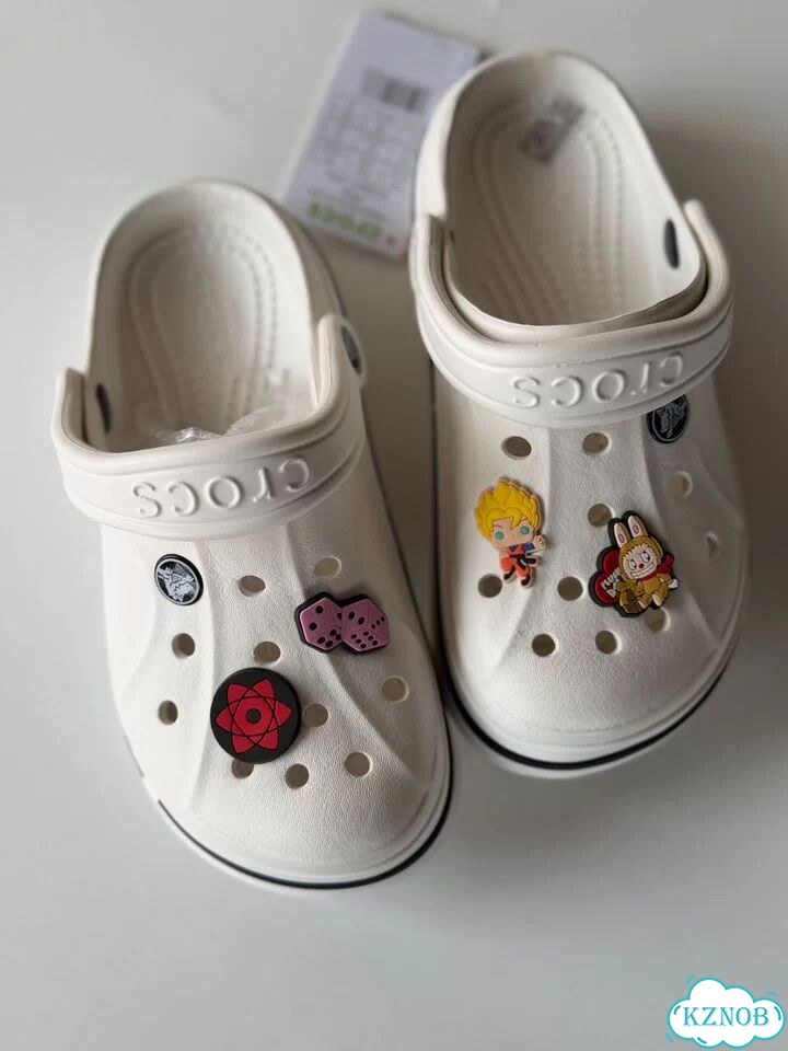 Crocs сабо детские 34-35 новые белые фото 1