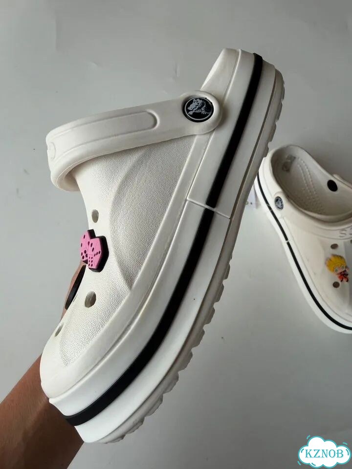 Crocs сабо детские 34-35 новые белые фото 4
