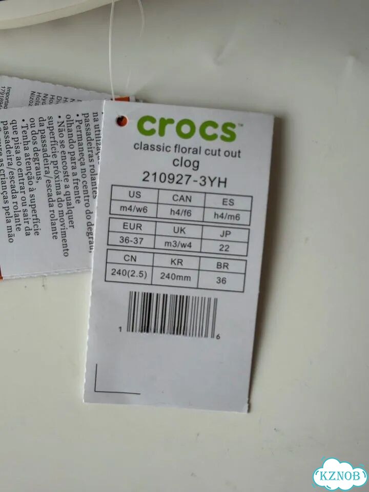 Crocs сабо детские 34-35 новые белые фото 6