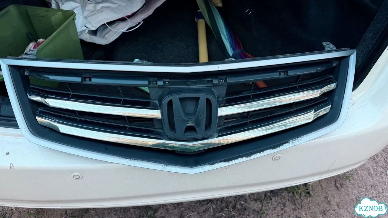 Молдинг решетки радиатора honda accord 8 фото 1