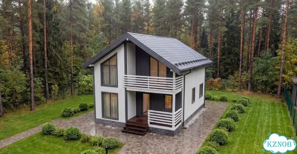 Дом каркасный. Готовый домокомплект. 108 м2 фото 3
