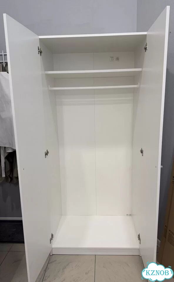 Шкаф распашной двухстворчатый Ikea фото 2