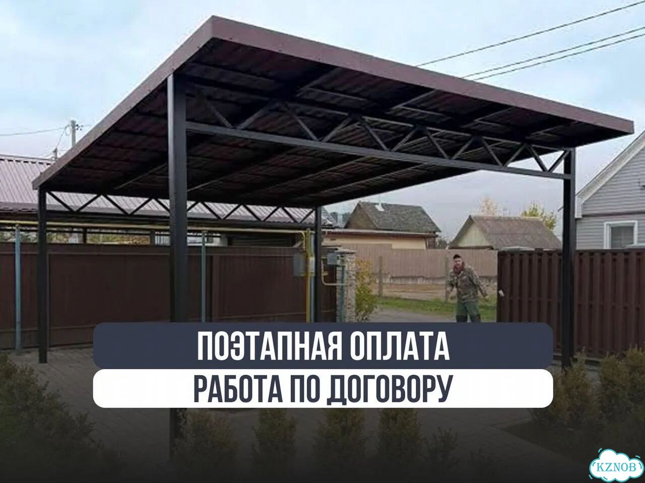 Навес для авто. Под защитой от снега, солнца и дождя фото 3