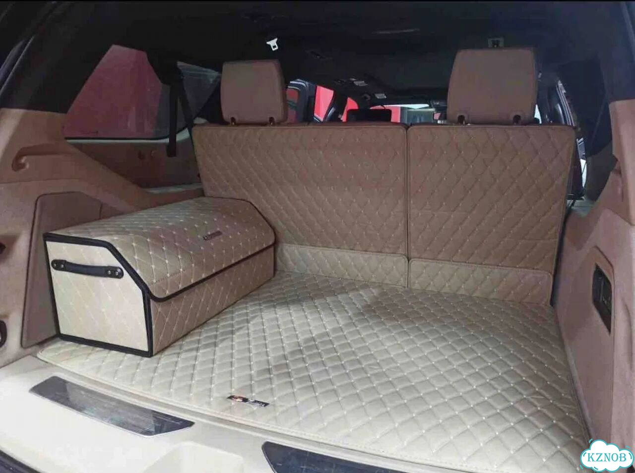 3D коврики в багажник cadillac escalade long фото 2