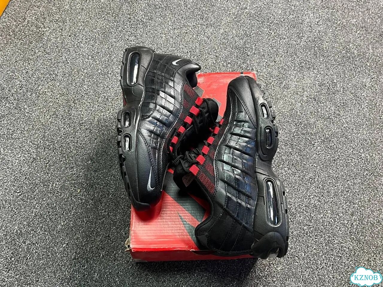 Кроссовки Nike air max 95 черные фото 10