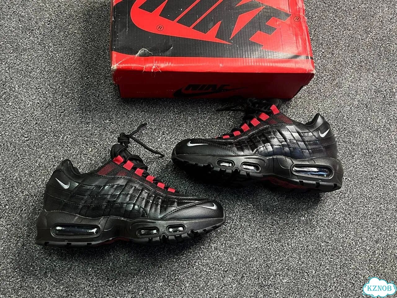 Кроссовки Nike air max 95 черные фото 5