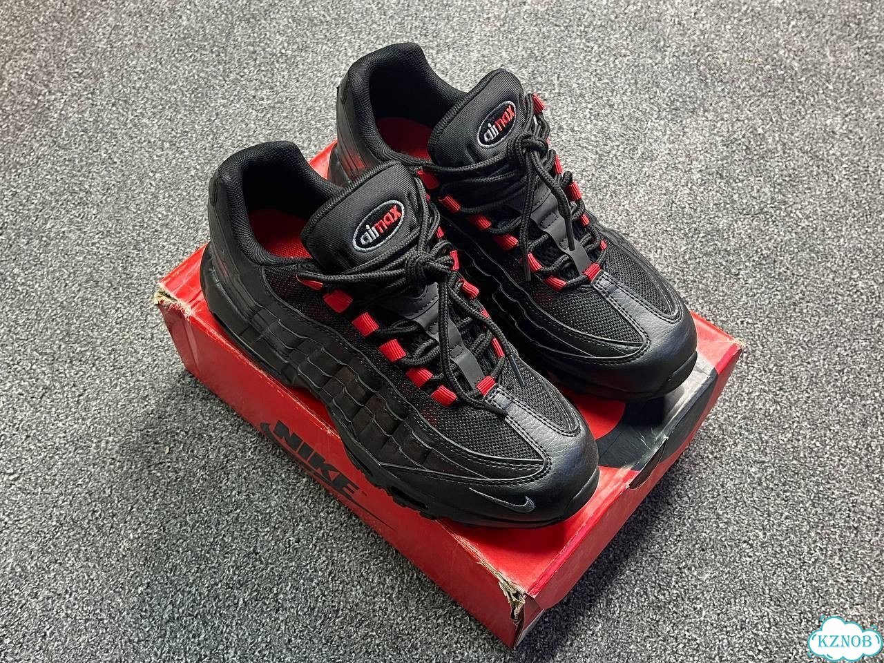 Кроссовки Nike air max 95 черные фото 7