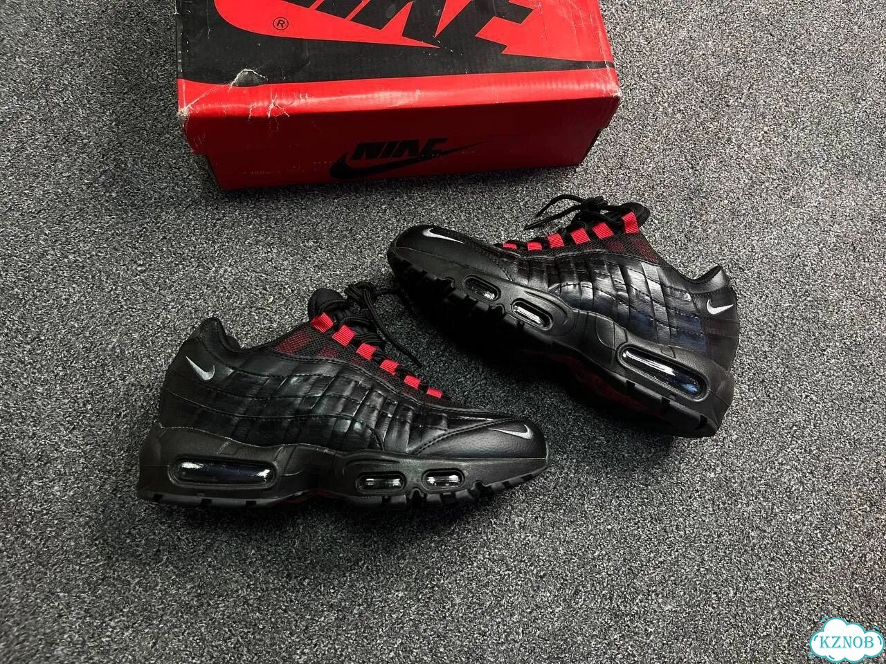 Кроссовки Nike air max 95 черные фото 9