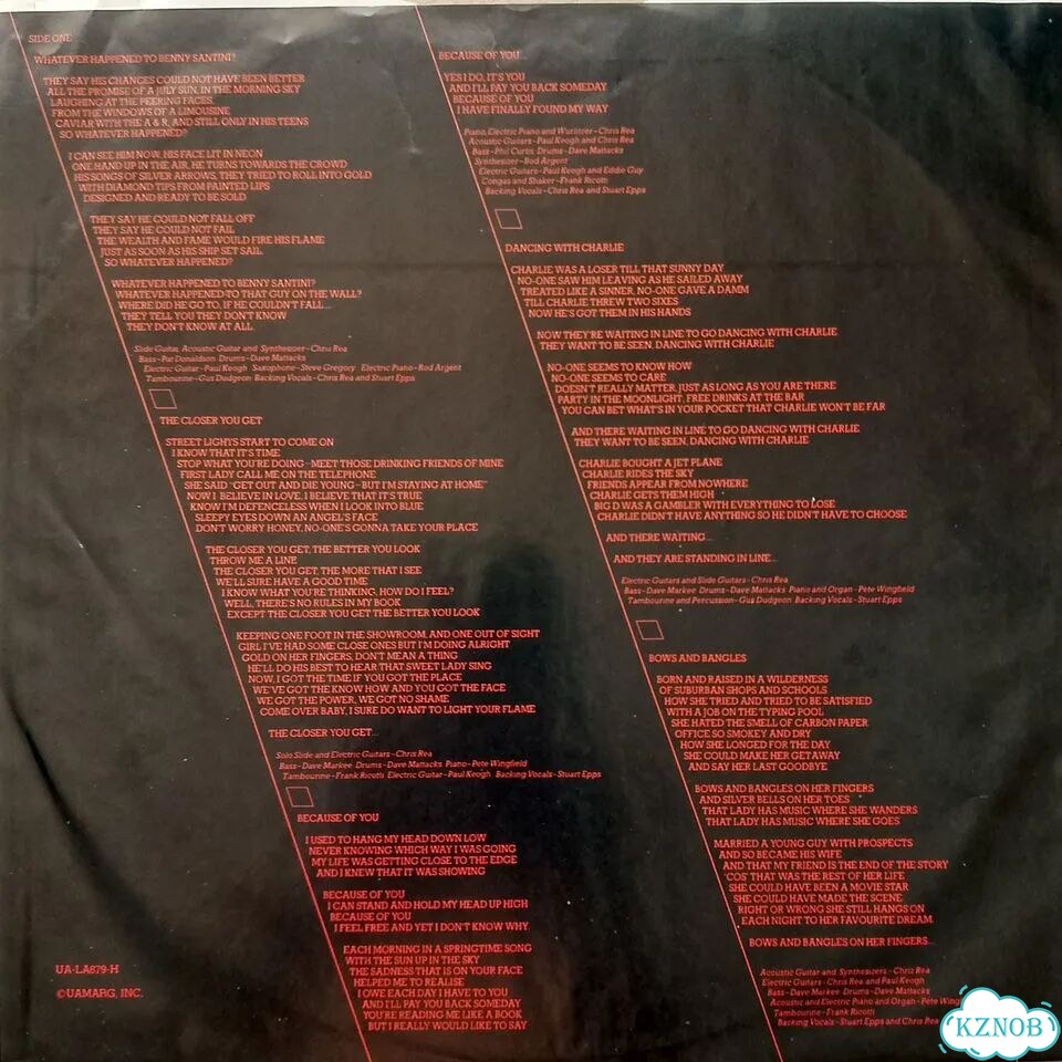 Chris Rea – Whatever Happened To Benny Santini фото 3