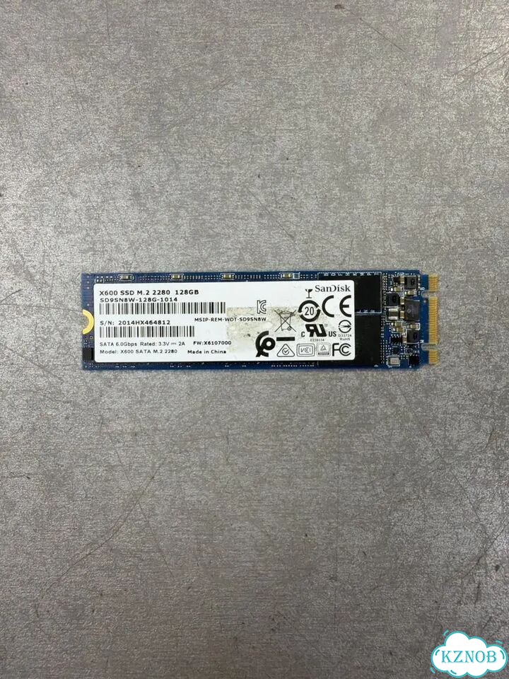 SSD накопитель Sandisk X600 128Gb, M.2 2280 фото 1