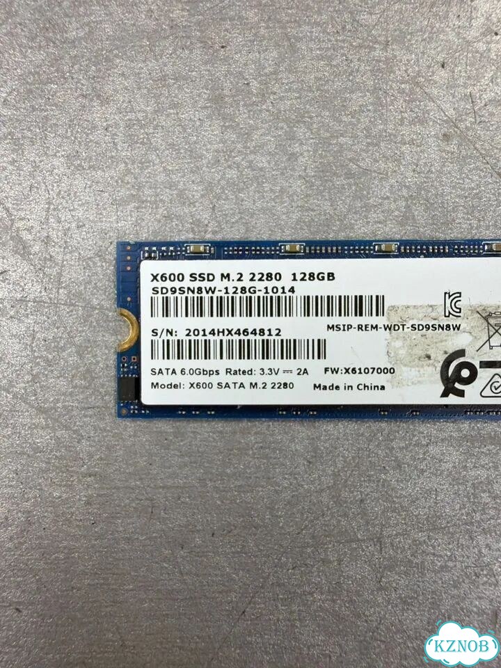 SSD накопитель Sandisk X600 128Gb, M.2 2280 фото 3