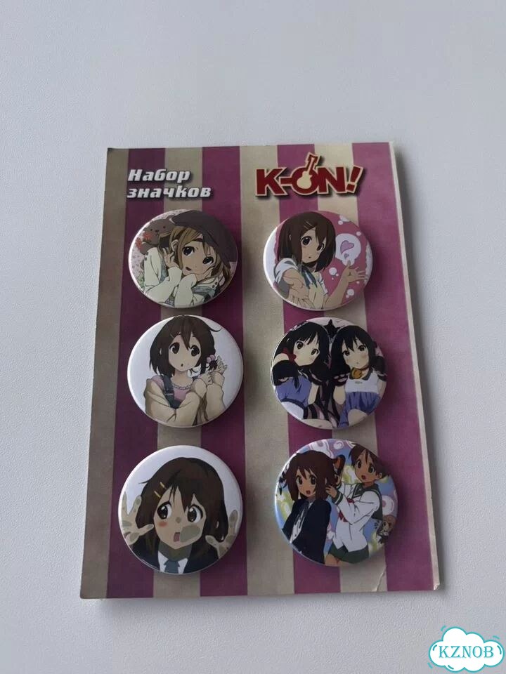 Значки K-ON 6шт фото 1