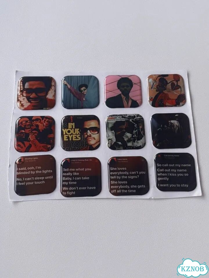 3D наклейки The Weeknd фото 1