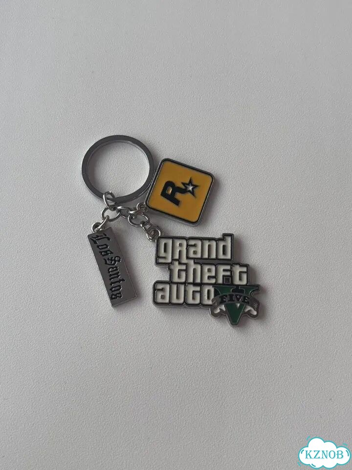 Брелок Rockstar North GTA5 металлический фото 1