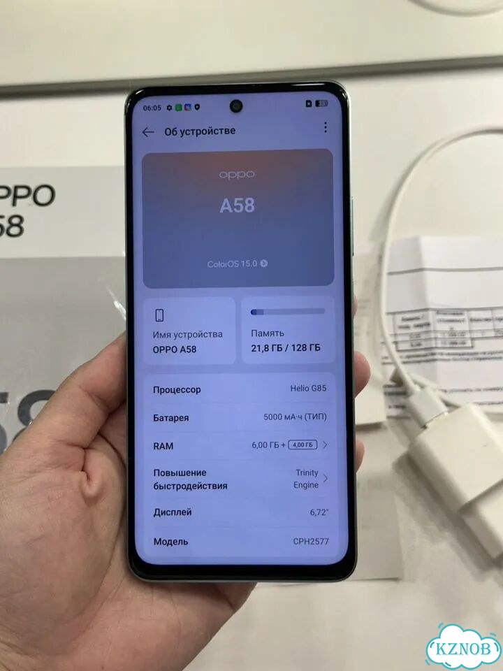OPPO A58 4G, 6/128 ГБ, 2 SIM фото 7