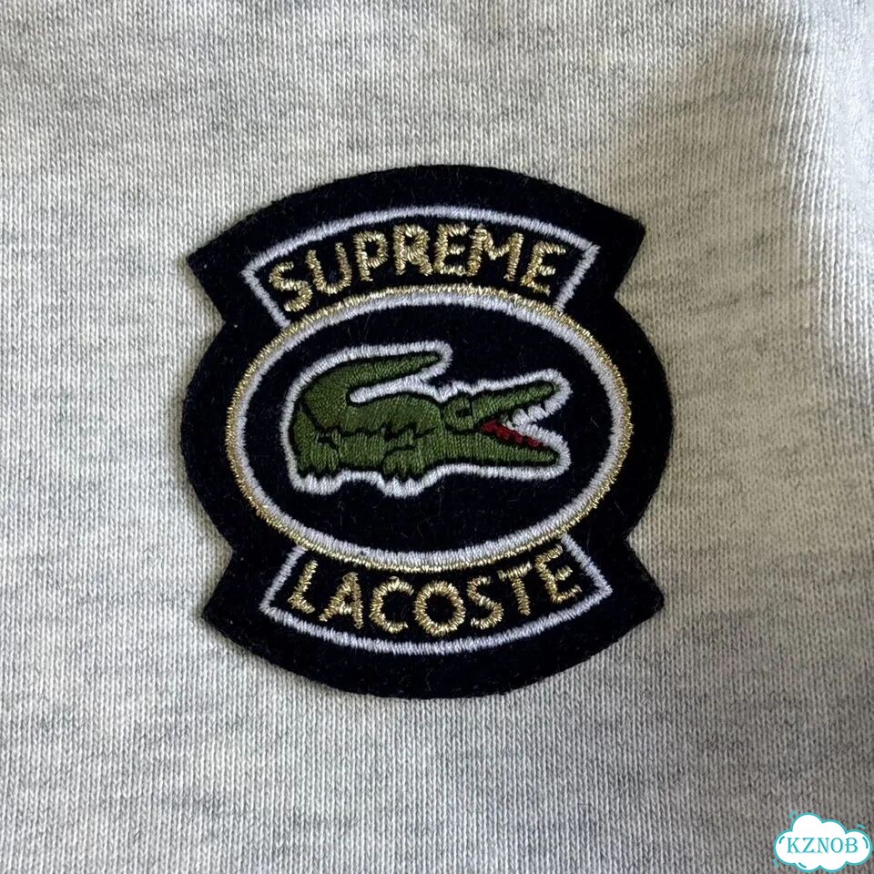 Худи supreme x lacoste оригинал фото 6