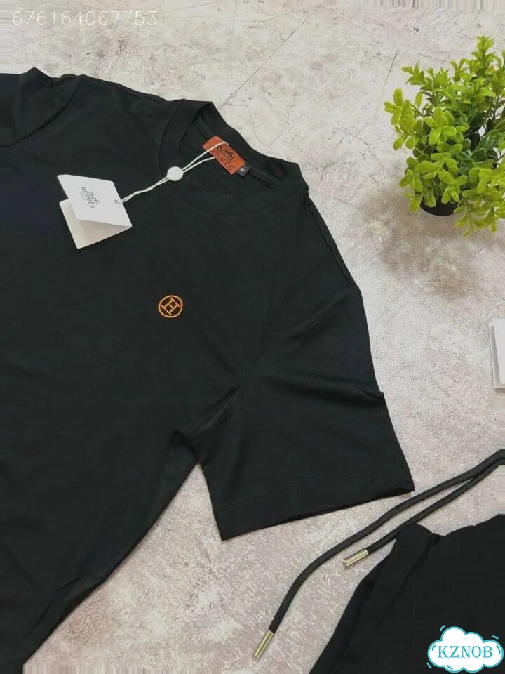 Костюм штаны с футболкой Hermes фото 6