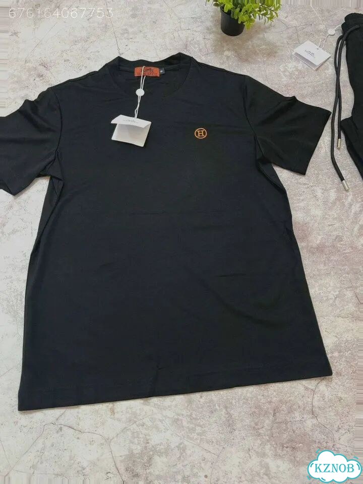 Костюм штаны с футболкой Hermes фото 7
