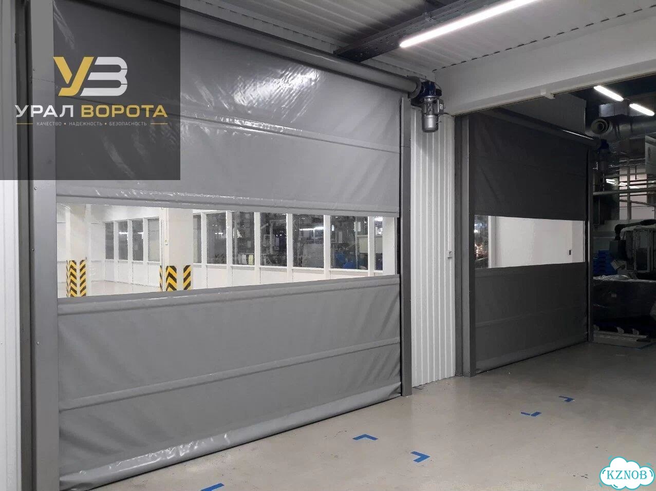 Автоматические ворота пвх для автомоек фото 3
