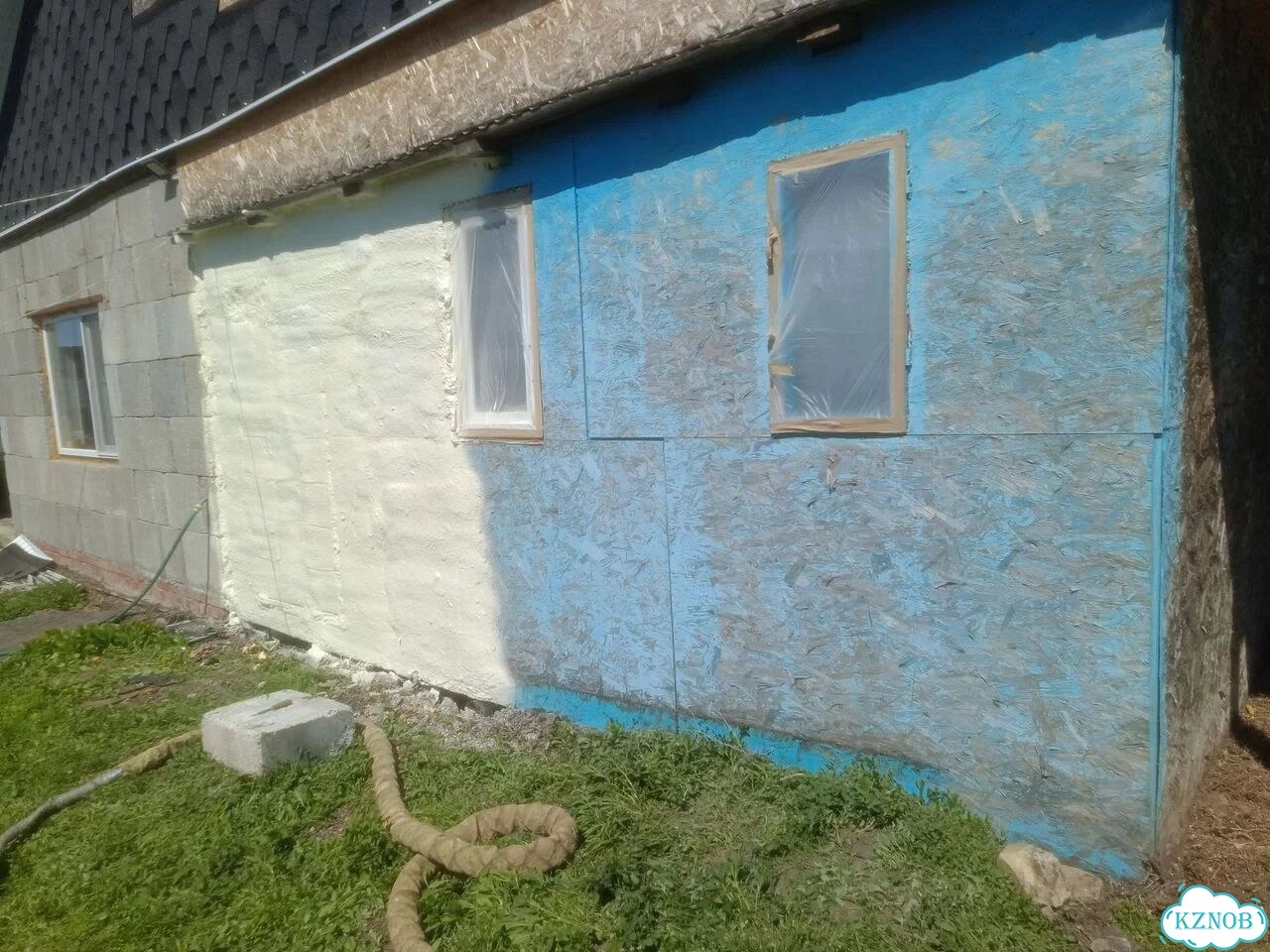 Утепление фасада пенополиуретаном, утепление дома фото 8