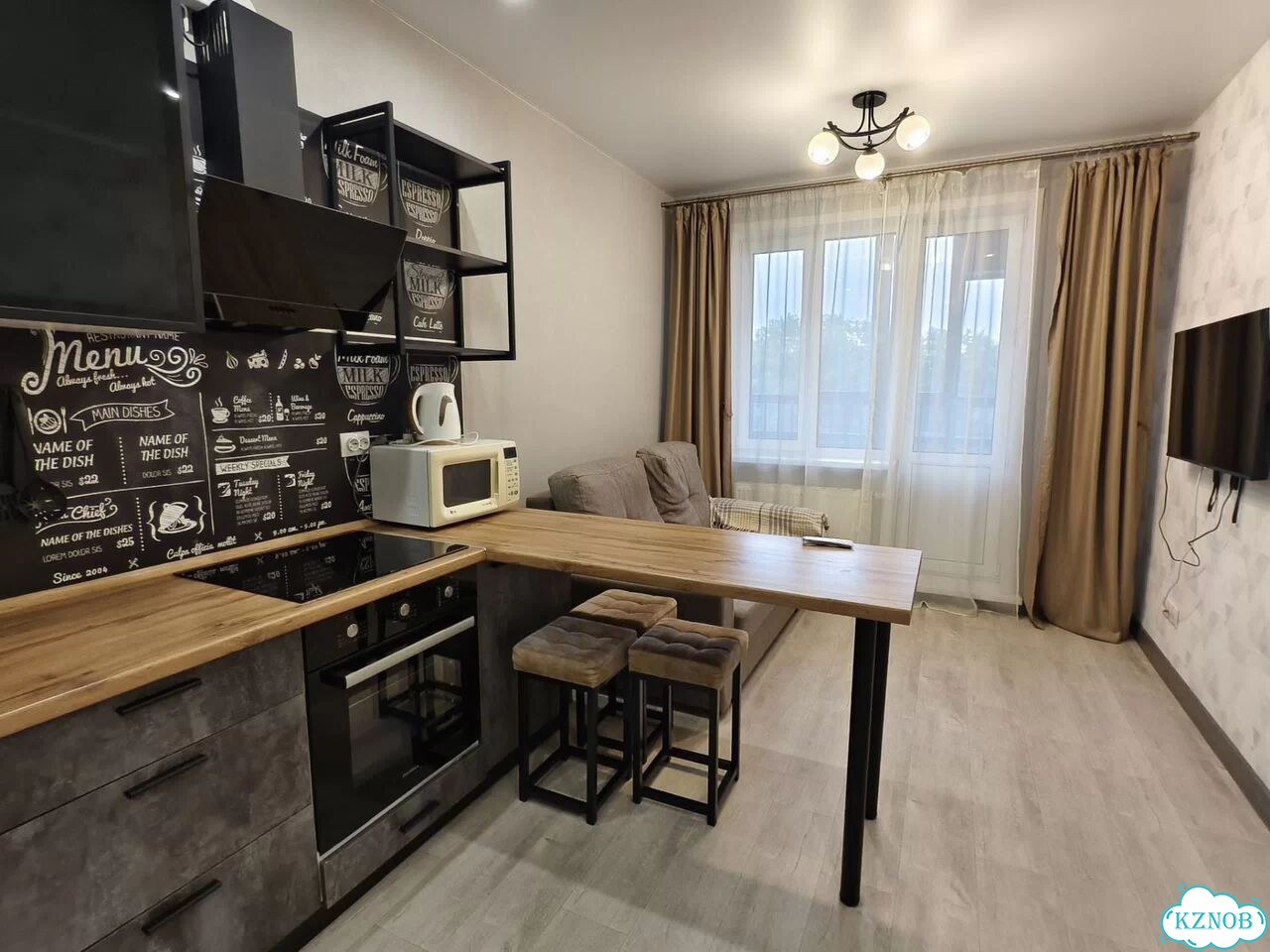 1-к. квартира, 46 м², 4/25 эт. фото 1