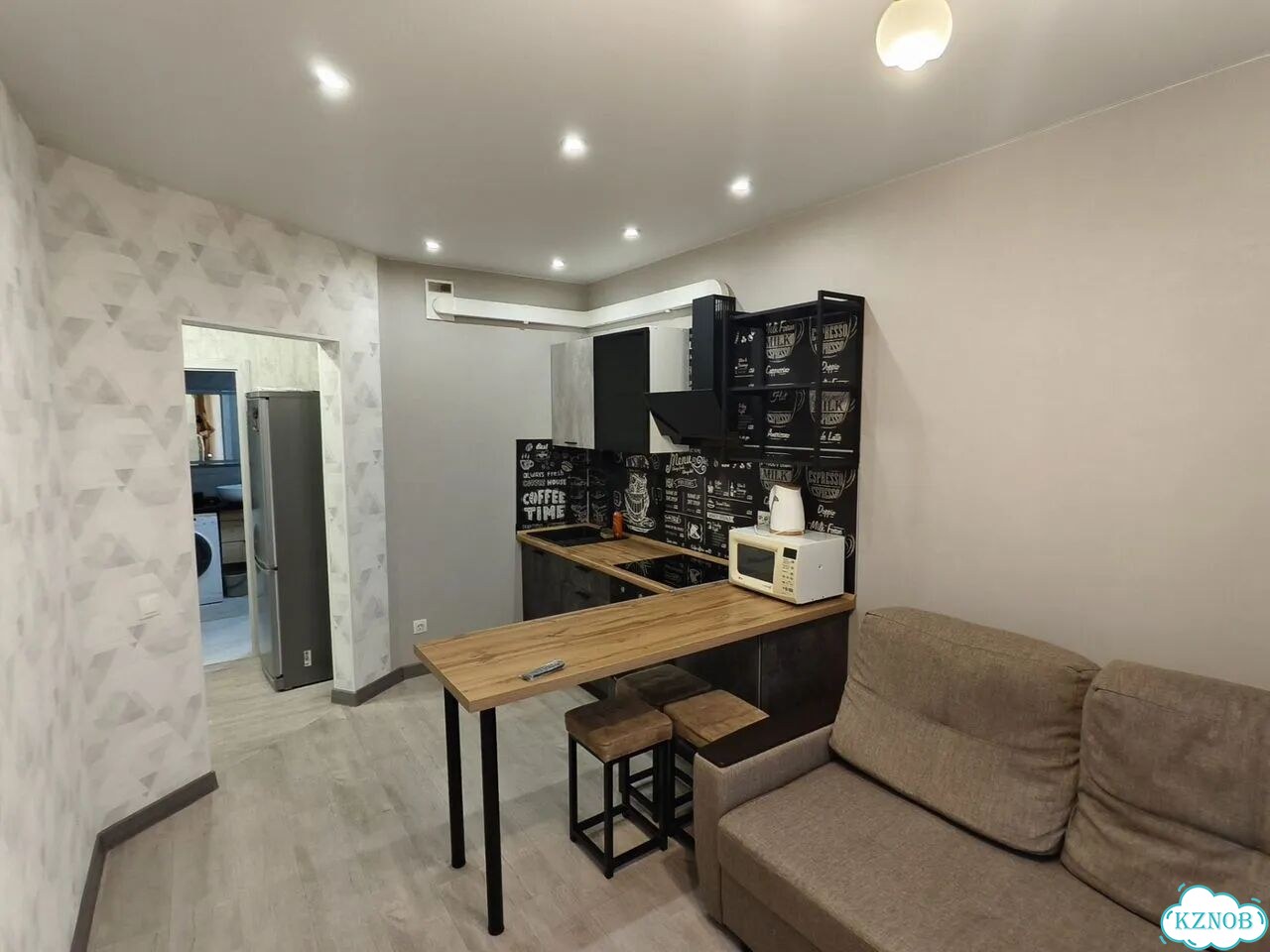 1-к. квартира, 46 м², 4/25 эт. фото 3