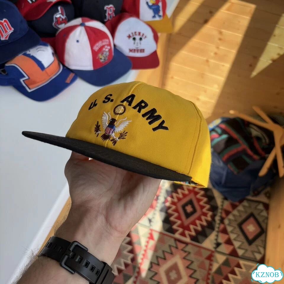 1980's US Army x made in USA vintage cap фото 1