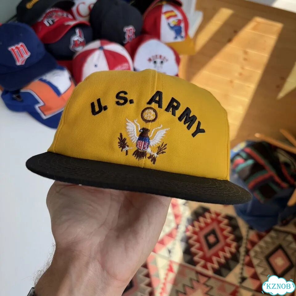 1980's US Army x made in USA vintage cap фото 2