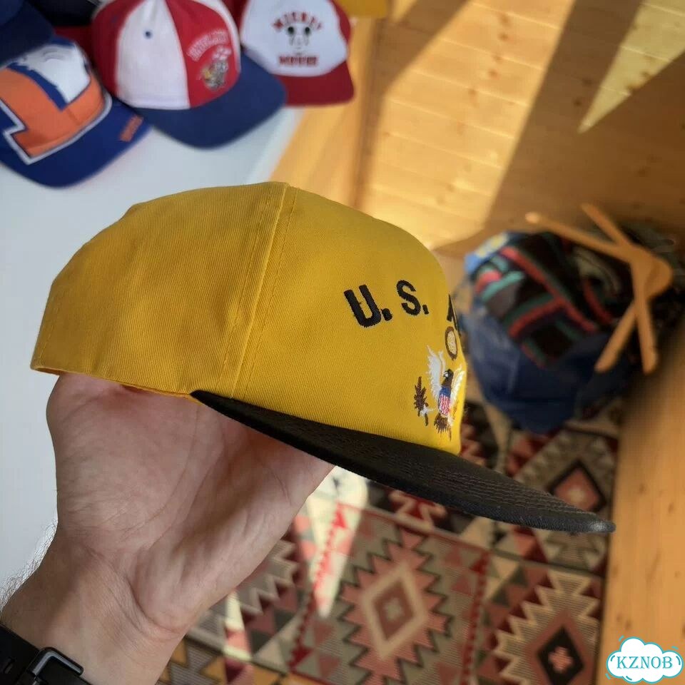 1980's US Army x made in USA vintage cap фото 3