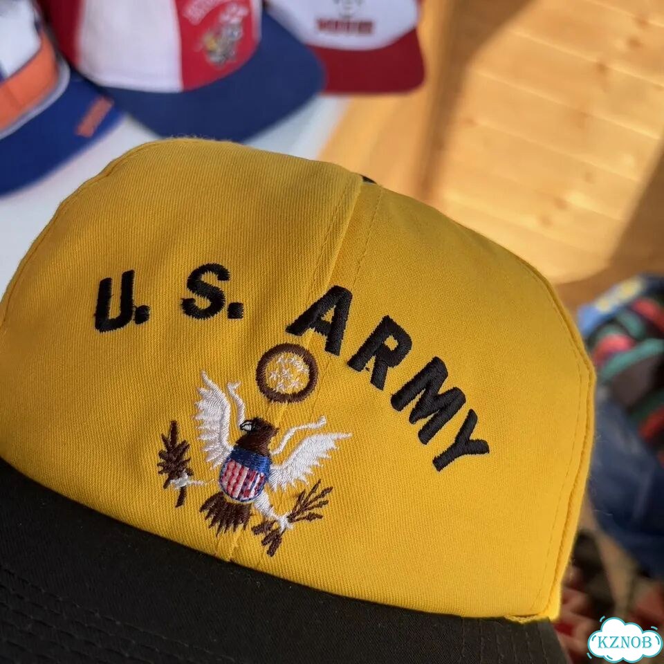 1980's US Army x made in USA vintage cap фото 5