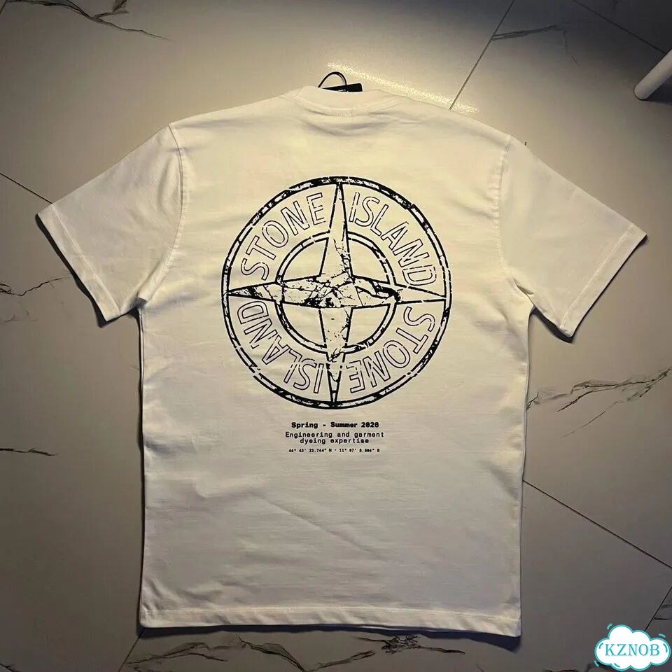 Футболка Stone island белая эксклюзив фото 2