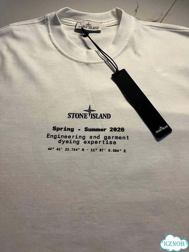 Футболка Stone island белая эксклюзив фото 4