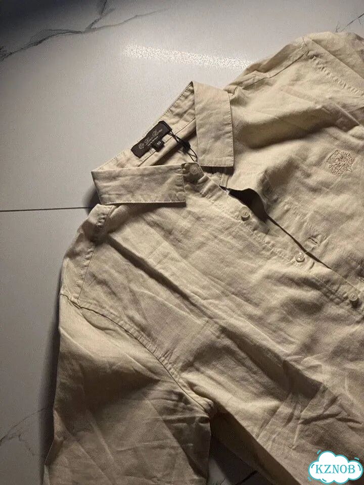 Льняная рубашка Loro piana фото 10