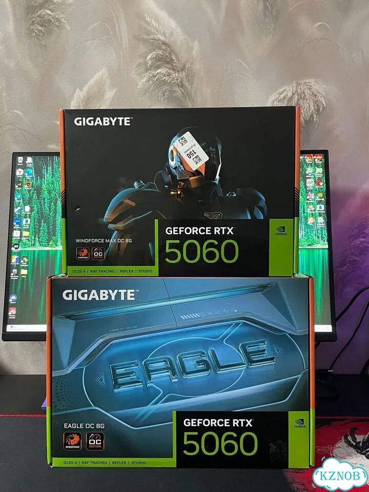 Видеокарта gigabyte rtx 5060 windforce max 8gb OC фото 1