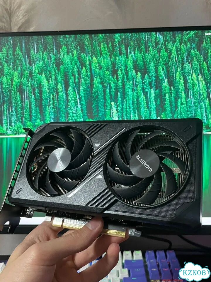 Видеокарта gigabyte rtx 5060 windforce max 8gb OC фото 3