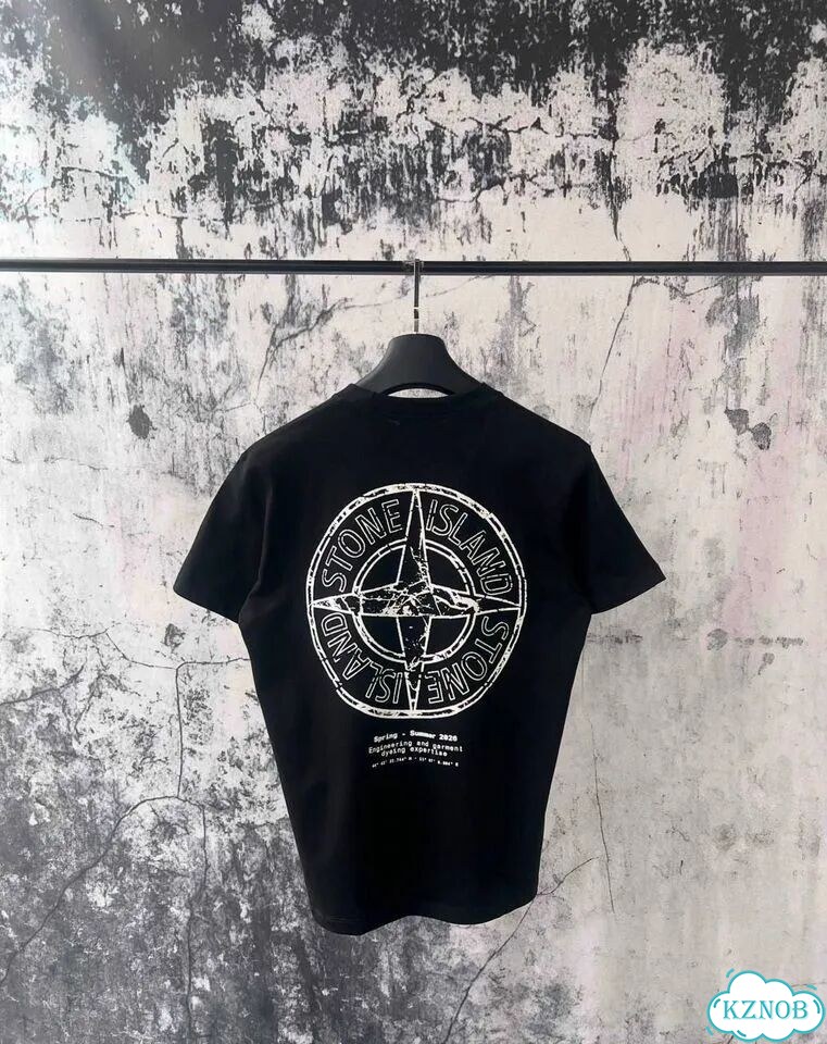 Футболка Stone island чёрная эксклюзив фото 6