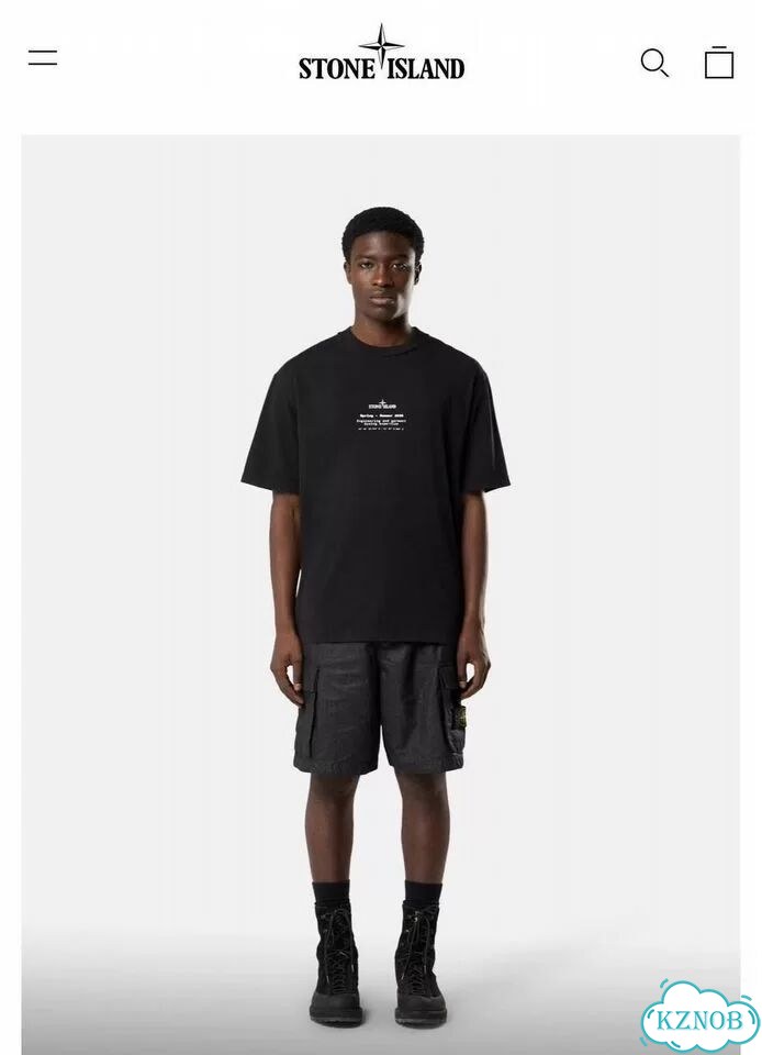 Футболка Stone island чёрная эксклюзив фото 8