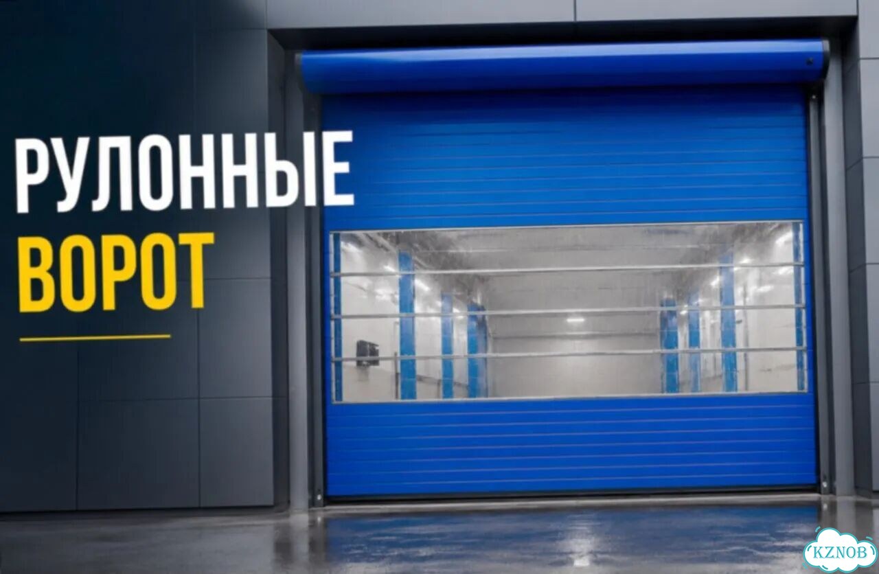 Автоматические рулонные ворота фото 1