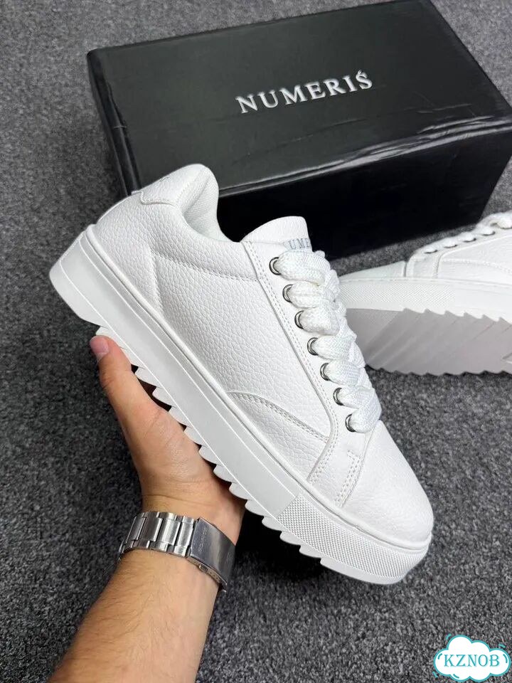 Кеды Numeris белые фото 2