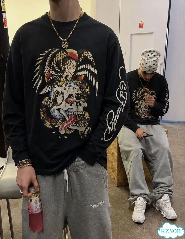 Лонгслив Ed Hardy skull (y2k type) XS-3XL фото 1