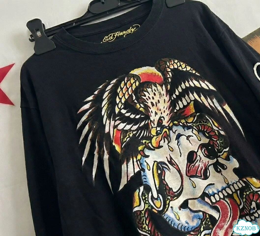 Лонгслив Ed Hardy skull (y2k type) XS-3XL фото 3